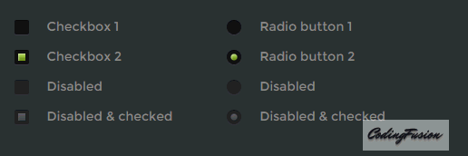 
Styling radiobuttons and checkboxes in asp .net using Jquery iCheck plugin futurico theme demo
