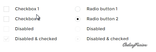 
Styling radiobuttons and checkboxes in asp .net using Jquery iCheck plugin minimal theme demo