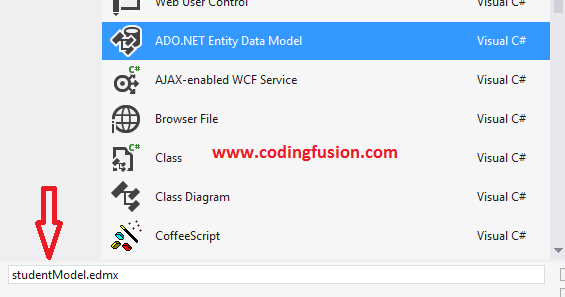 add insert update delete using entity framework database first in asp net a step by step example