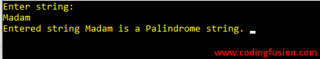 C#-Program-to-Check-Whether-a-String-is-Palindrome-or-Not