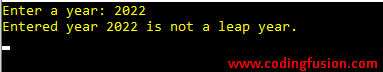 CSharp-Program-to-Check-Leap-Year