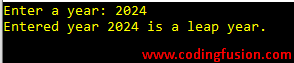 CSharp-Program-to-Check-Leap-Year