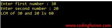 CSharp-program-to-Find-LCM-of-two-Numbers