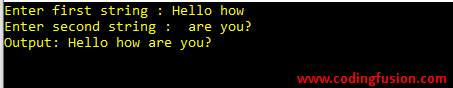 CSharp-program-to-concatenate-two-strings
