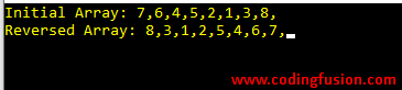 CSharp-program-to-reverse-an-array-elements