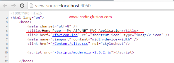 Dynamically add meta tags in Asp .Net MVC