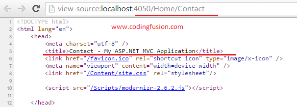 Dynamically add meta tags in Asp .Net MVC