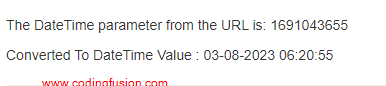 How to Pass a DateTime Value as a URI Parameter in ASP.NET MVC