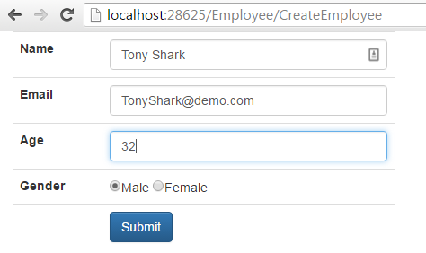  Pass Data From View to Controller using FormCollection in MVC